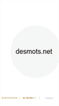 Mobile Screenshot of desmots.net